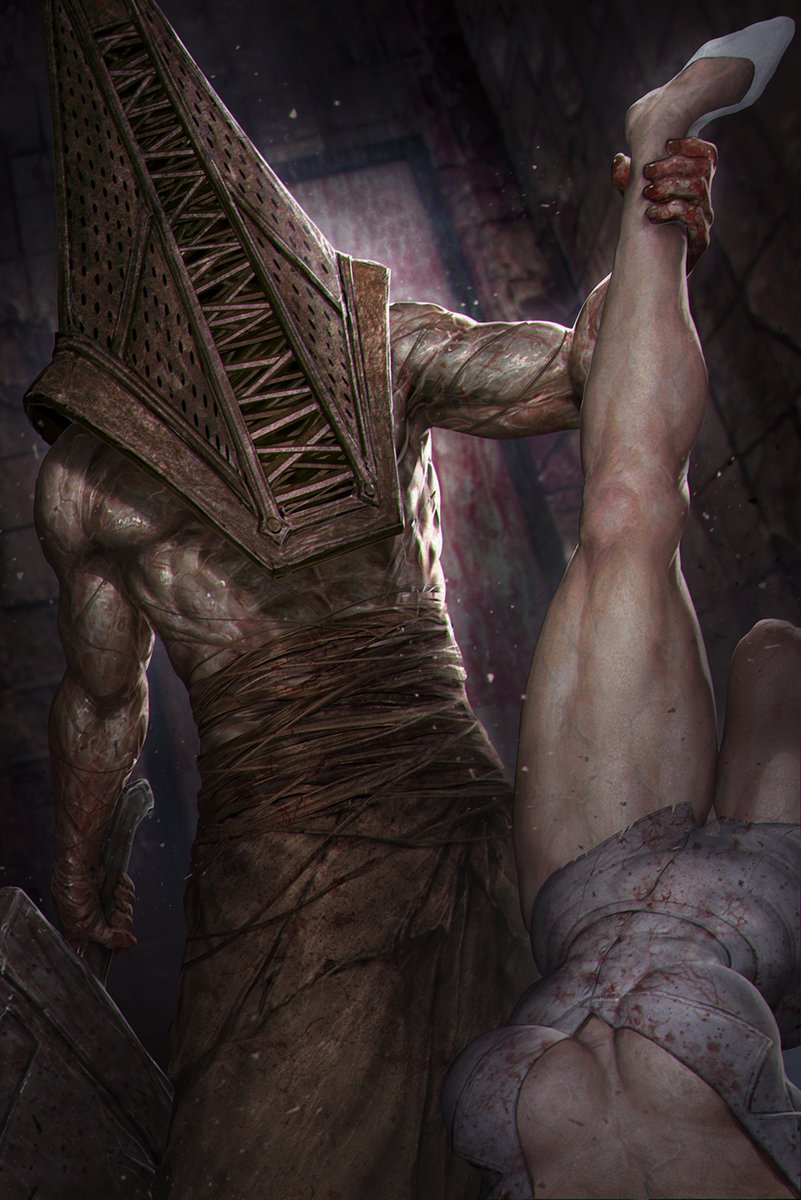 Return to Silent Hill
งานวาดร้อนๆ แบบฉบับคนร้อนเงิน

#แฟนอาร์ตเมืองห่าผี #returntosilenthill #PyramidHead