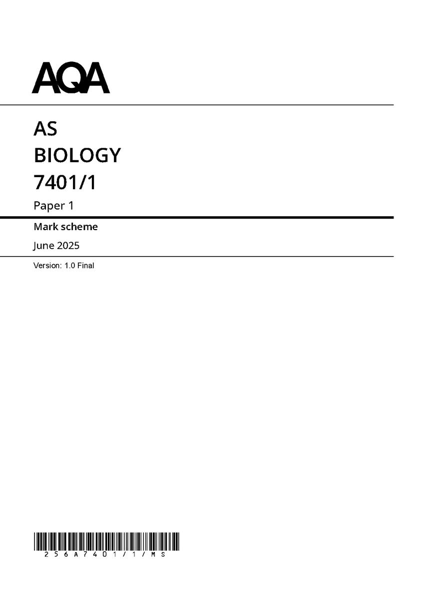 AStephensadriel's tweet photo. https://t.co/EusiOtvNXM
2025 AQA As Level Biology Paper 2 7401 2
#2025aqaas #aqaaslevel #ASLevelBiology #biology #Biology2025 #biologypaper2 #74012 #hackedexams https://t.co/ScBtAGCRB4