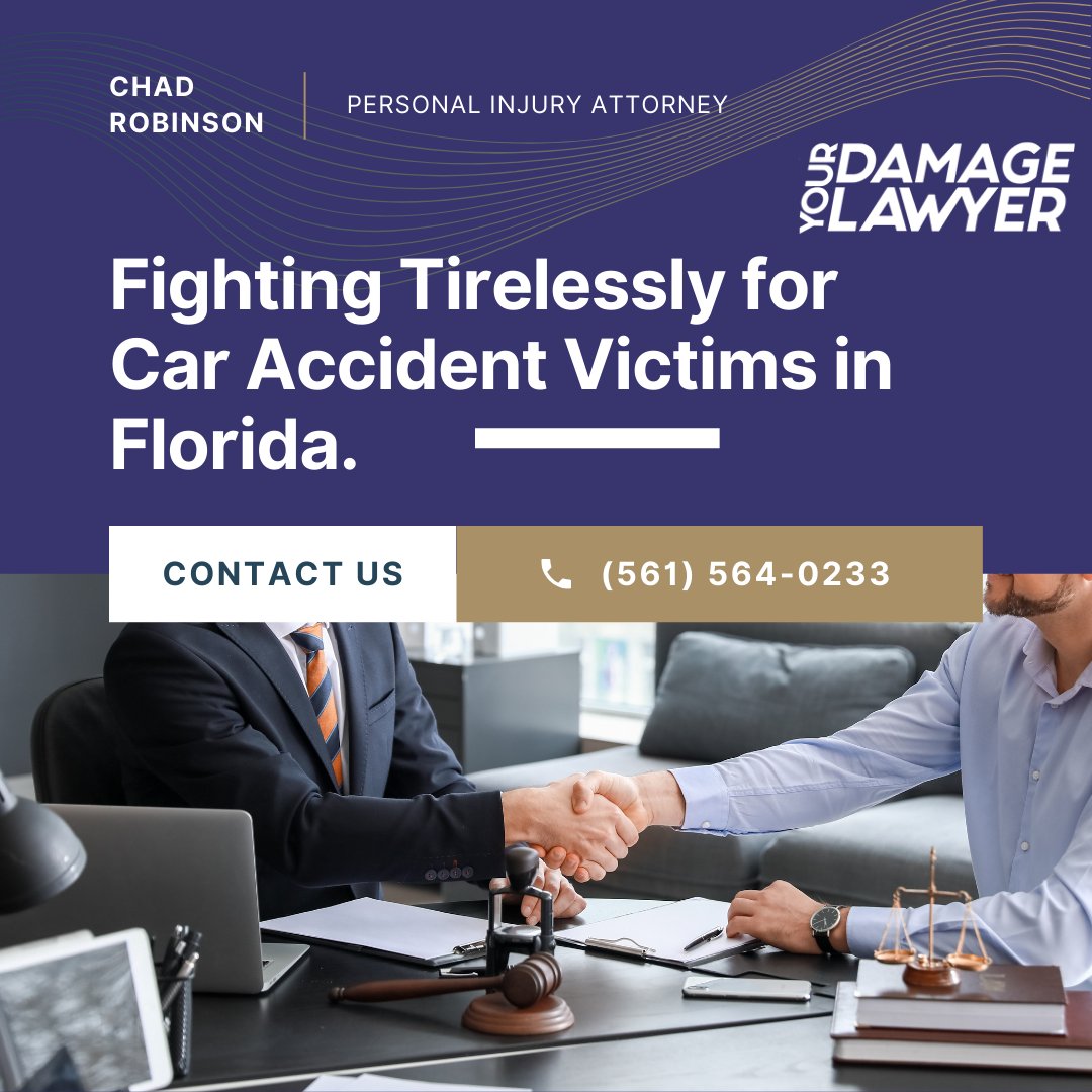 With hundreds of thousands of car accidents happening in Florida each year, injuries can turn lives upside down—physically, emotionally, and financially. Recovery can take months or even years, and families often feel the impact too.

#YourDamageLawyer #PersonalInjuryLawyer