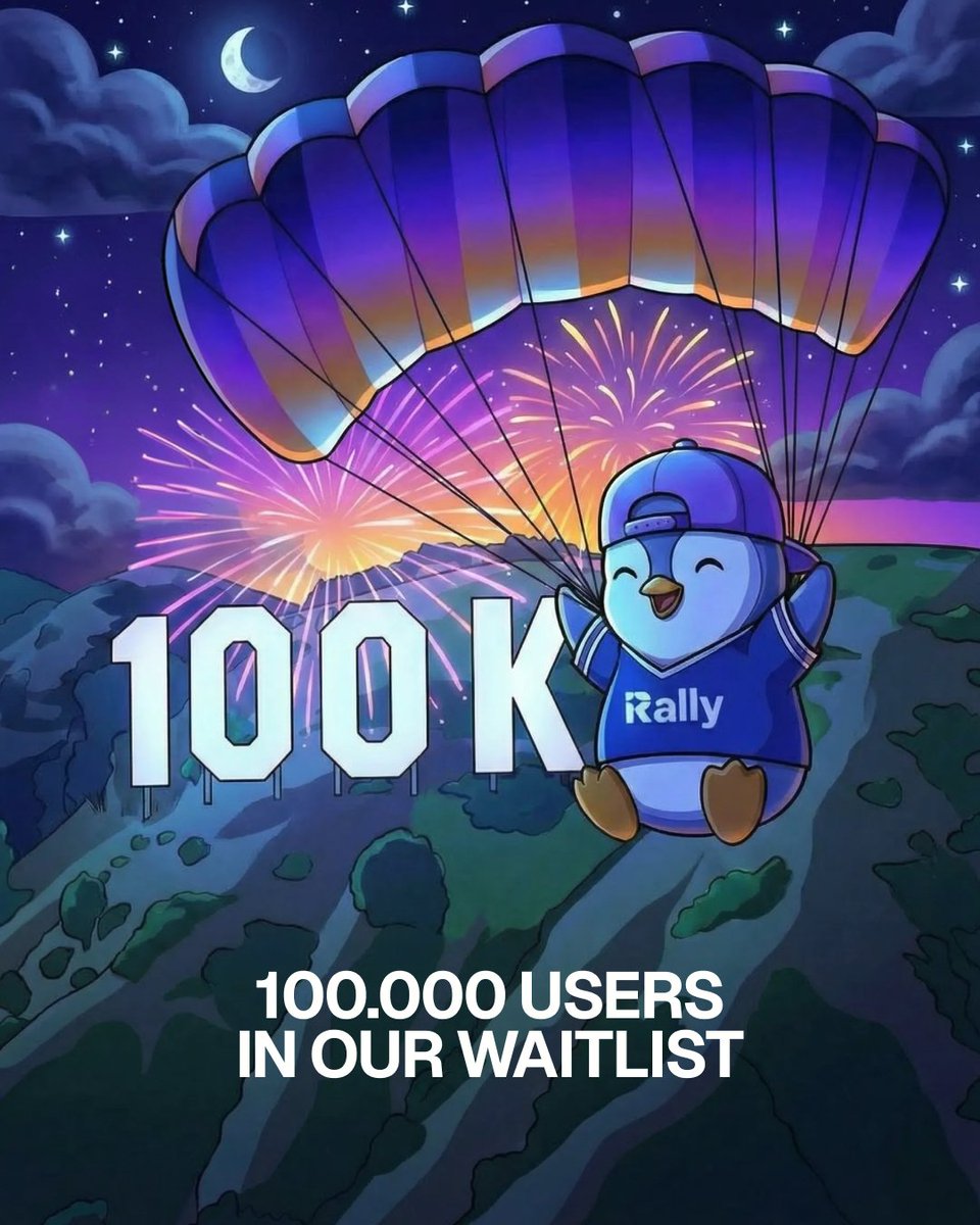 RallyOnChain's tweet image. 100k+ on our waitlist

Thanks, guys. Just the beginning
