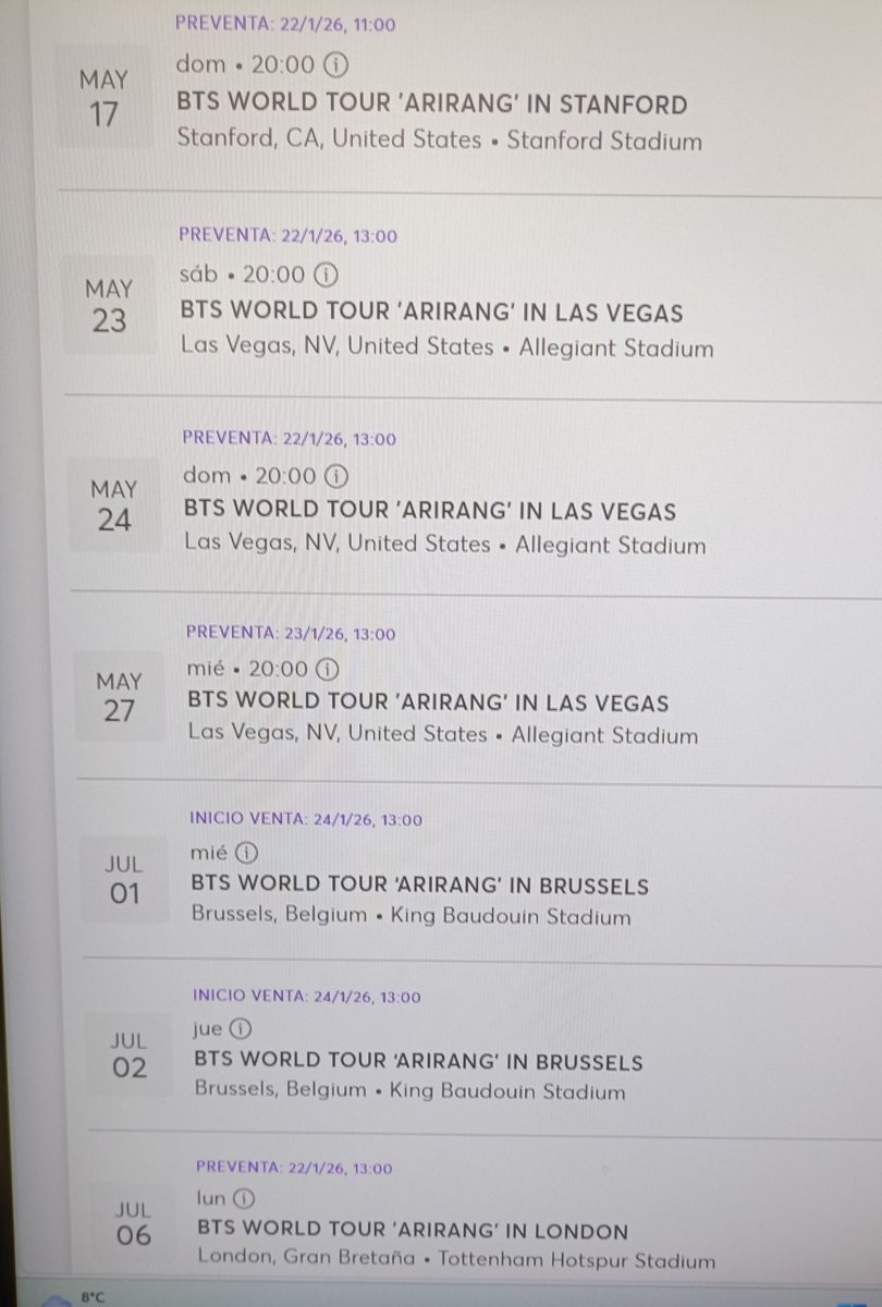 yoly_villar's tweet photo. Hola @TicketmasterES , porqué aparecen todas las fechas de preventa para los conciertos de @bts_bighit , pero no los de Madrid?? Se saltan literalmente las fechas de Mayo a Julio.!!!🙆🏼‍♀️🙆🏼‍♀️🙆🏼‍♀️ https://t.co/1Q3bTMsafJ