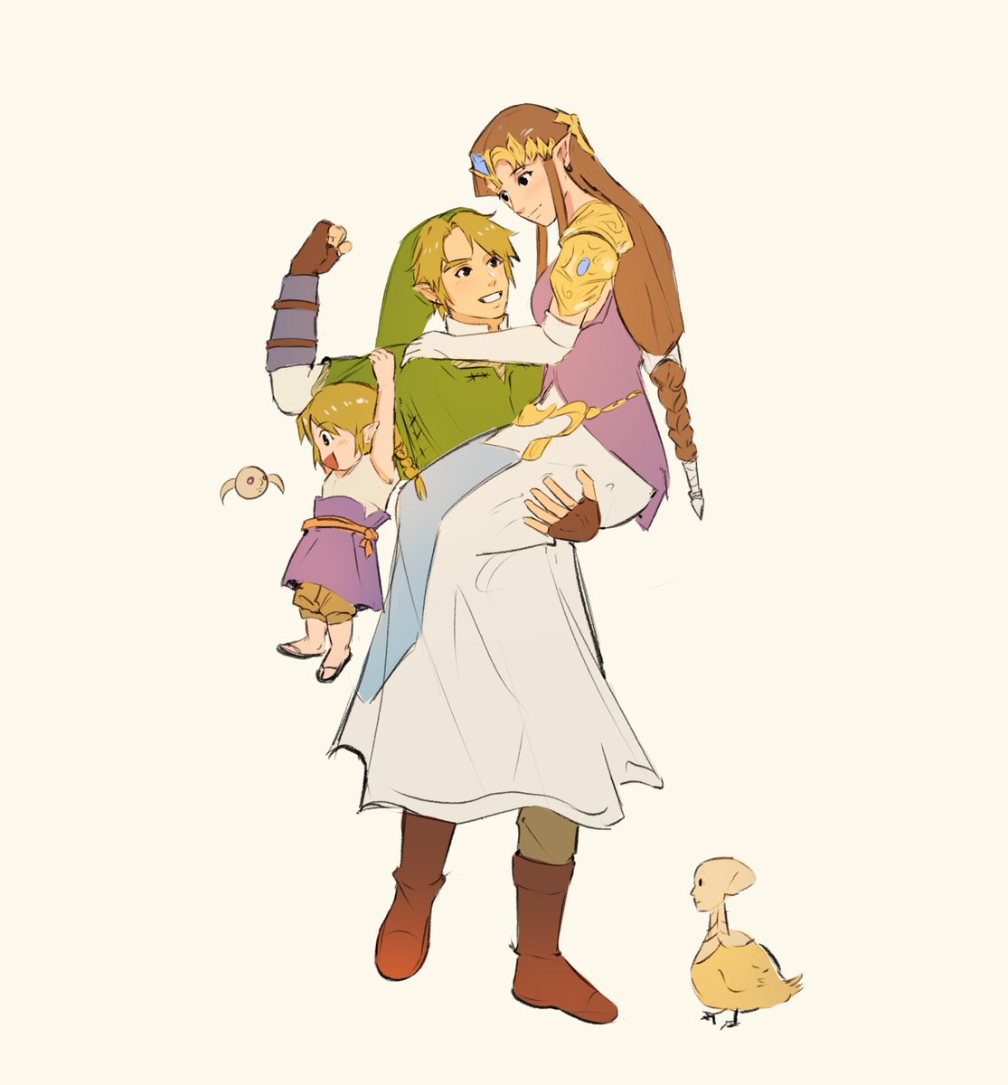 C4rr0tzzz's tweet image. 🐣 #Zelda #Zelink #Tloz