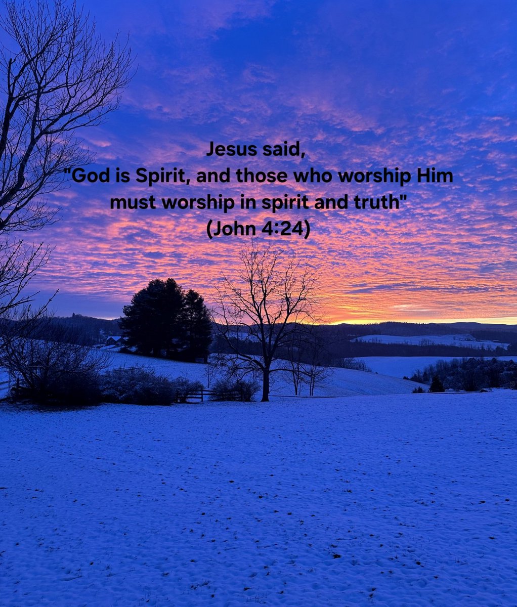 wohlford_connie's tweet image. Jesus said, "God is Spirit, and those who worship Him must worship in spirit and truth" (John 4: 24).

#JesusSaid #WrittenInRed #spiritandtruth #worship #GodsWordOurDestiny