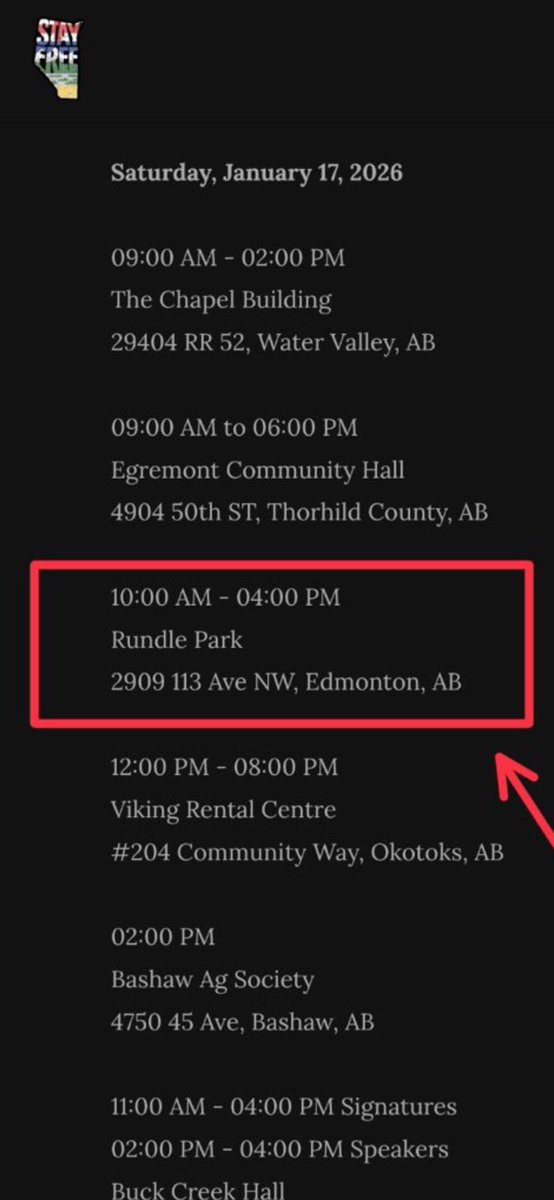JeffreyRWRath's tweet image. @yegwave PLEASE SHARE! 

There will be Canvassers collecting signatures in EDMONTON in Rundle Park this SATURDAY 10:00 AM TO 4:00 PM ! 

Also stay tuned for a big indoor rally to be announced for Edmonton on February 14th!