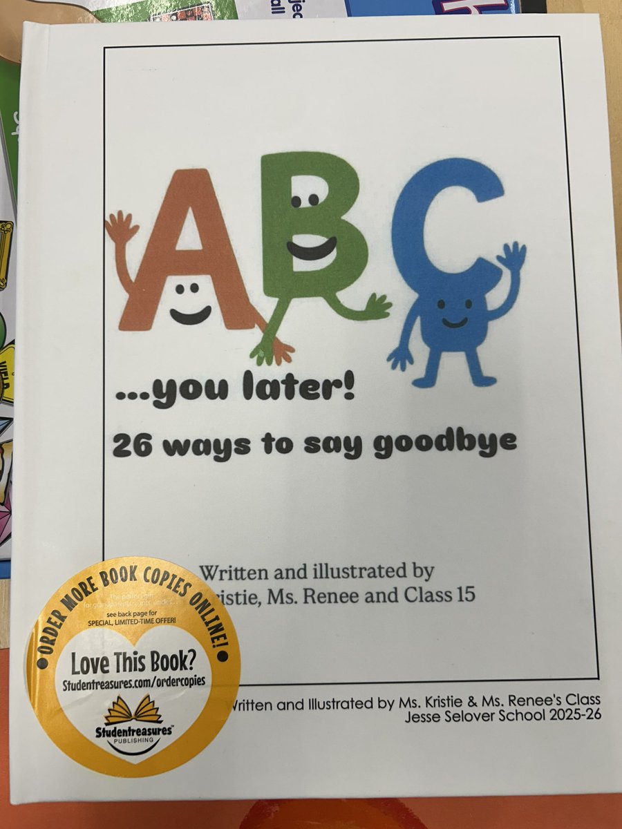 PB_Selover's tweet photo. Ms. Kristie and Ms. Renee’s class wrote, illustrated, and published their own ABC book! Look for them on the future best seller lists! 📔😊🦈 https://t.co/rK2icBmkCj