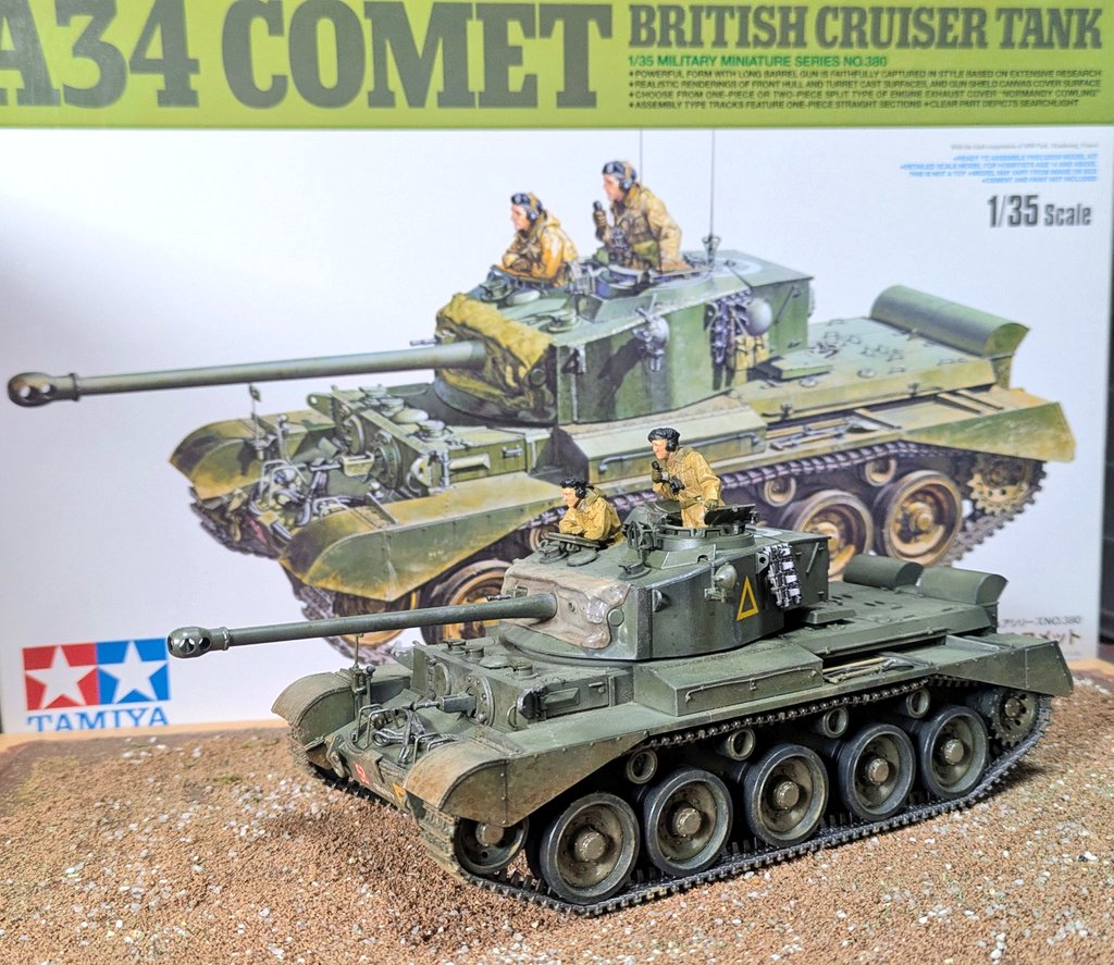 TAMIYA イギリス巡航戦車 コメット 1/35 完成ですꕀ⋆ 細かい備品や