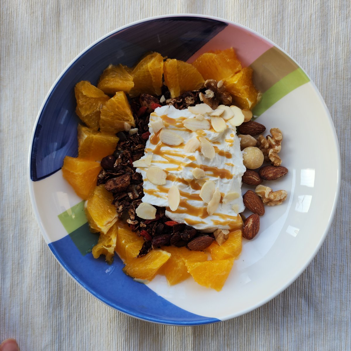 thidakarn's tweet image. ตย.เมนูอาหารเช้าแบบได้โปรตีนดี (เน้น seafood, plant, greek yogurt) ได้เส้นใยอาหาร ตามหลักพีระมิดอาหารใหม่ค่ะ