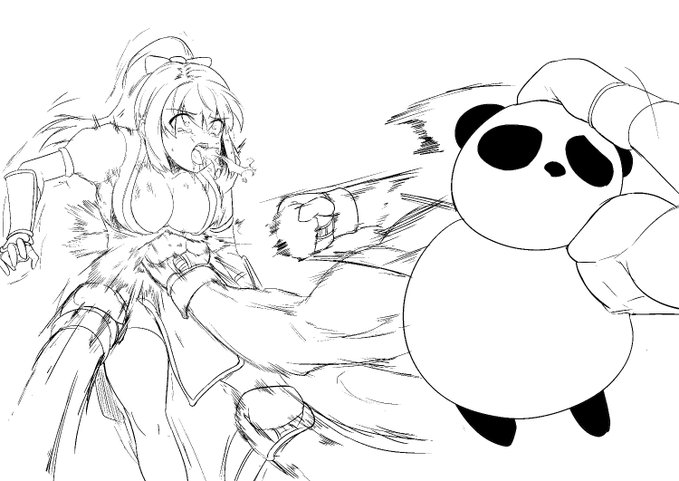 #腹パン #リョナ #R18G 最近はやっている謎構図をもって今年初らくがき