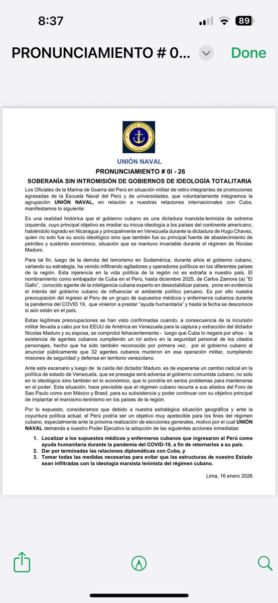 Union Naval tweet media