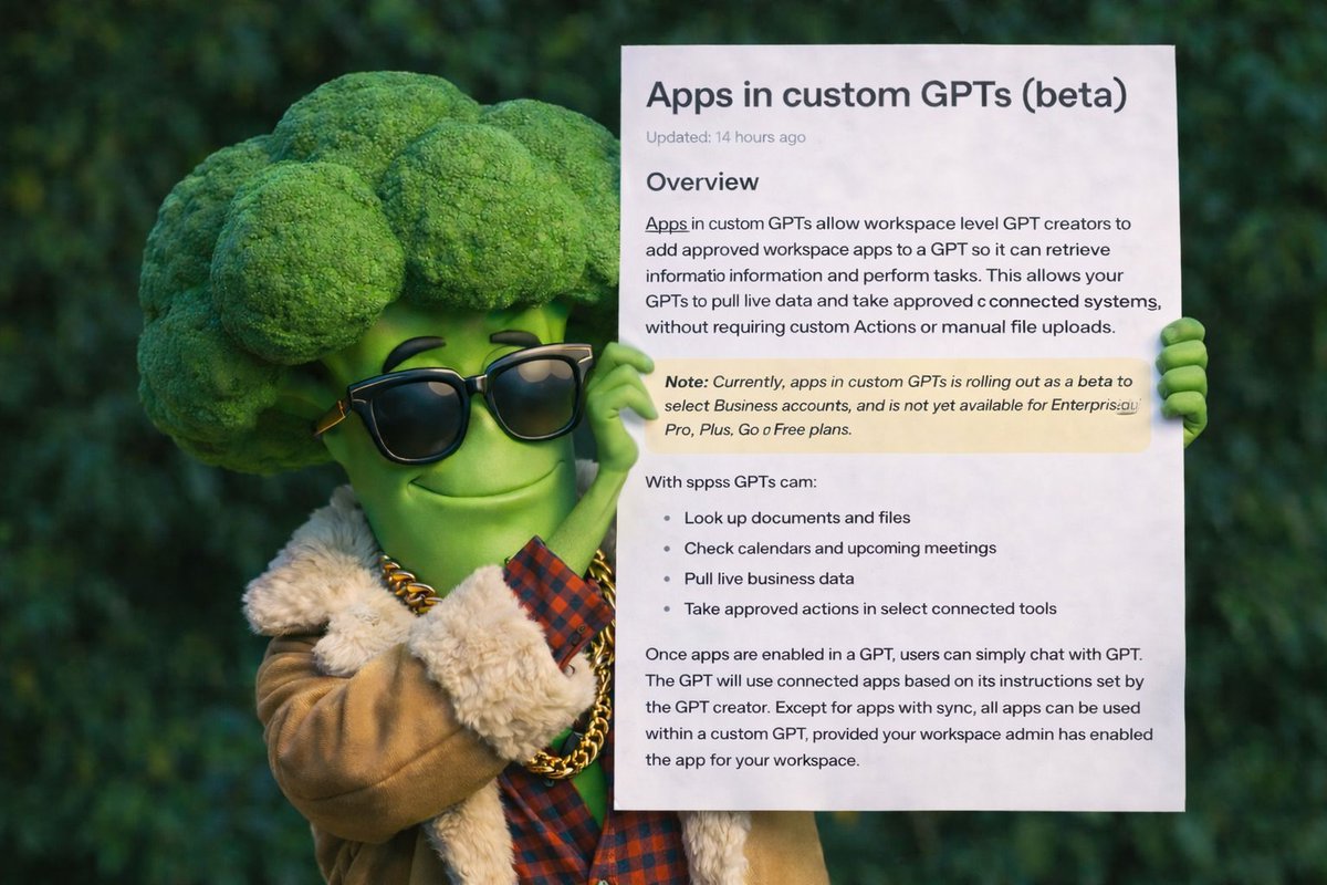 Apps in custom GPTs doc