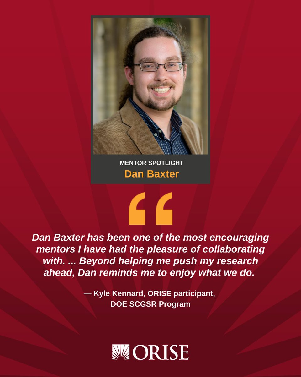 Experience ORISE Internships and Fellowships tweet media