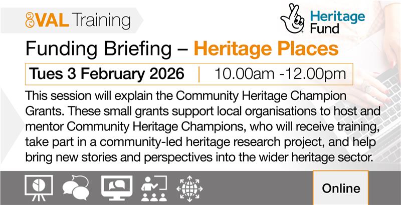 Discover the Community Heritage Champion Grants! Support local Community Heritage Champions to take part in community-led heritage projects and bring new stories and perspectives to the sector. Book on now
valonline.org.uk/event/2026/02/…