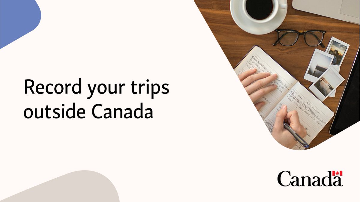 Permanent residents: our travel journal makes it easy for you to keep track of your trips outside Canada. You'll need this info when you apply for a new permanent resident card or for Canadian citizenship. Learn more: bit.ly/4n8l45J