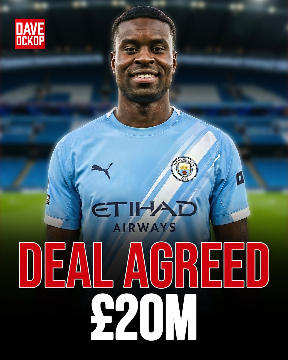 DaveOCKOP's tweet image. BREAKING: Manchester City have agreed a deal to sign Marc Guehi for just £20m.