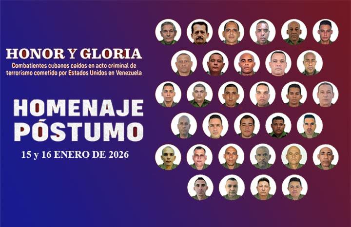 CedenoYasmiany's tweet photo. #BrigadaMedicaAntiguaBarbuda. “La Muerte no es verdad cuando se ha cumplido bien la obra de la vida”. ¡Gloria eterna a los 32 héroes caídos! #CubaCoopera #CubaHonra https://t.co/zxd6Gdi7tk