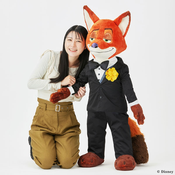 ズートピア2 ニック ワイルド 等身大 ぬいぐるみ 120cm タキシード