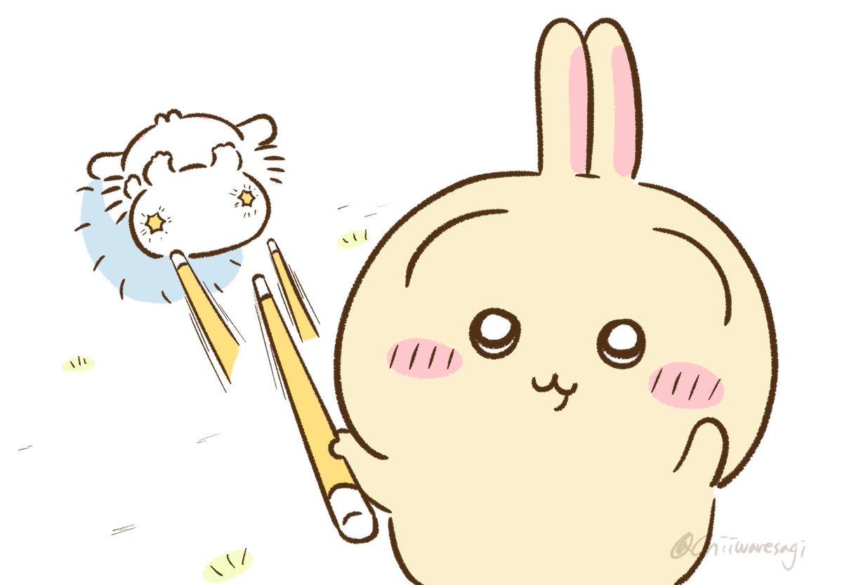 Chiiwaresagi's tweet image. 😆😆
#ちいかわファンアート #Chiikawa #먼작귀