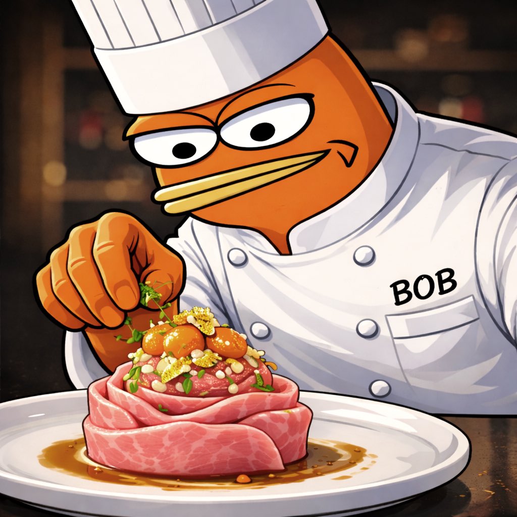 DustedBob's tweet image. The recipe is almost completed…

LET BOB COOK