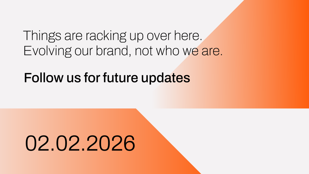 We’re updating our look. A new identity is forming, but the services and products we deliver—and how we deliver them—will stay the same.