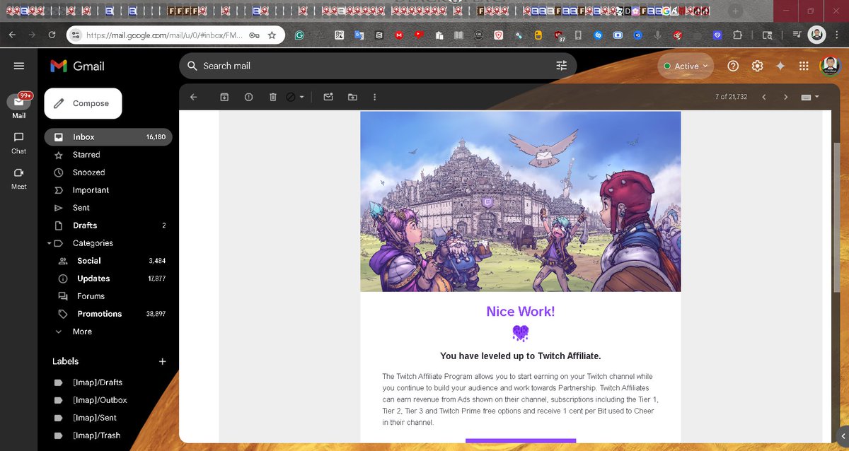murphys002's tweet image. We added yet another affiliate to the family congratulations👏⚡️〽️✴️ on meeting up the requirements.  #twitchaffiliate #youtubers #newstreamers please follow and like lets get you affiliated 📷📷 📣