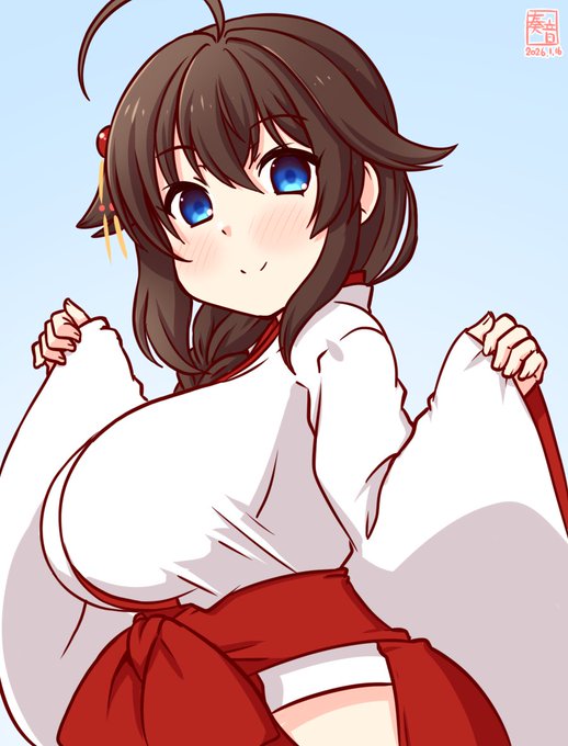 「あけましておめでとう、提督❤
 今年も僕を…僕たちをよろしくね♪」

#艦これ版真剣お絵描き60分一本勝負_20260116
#時雨 