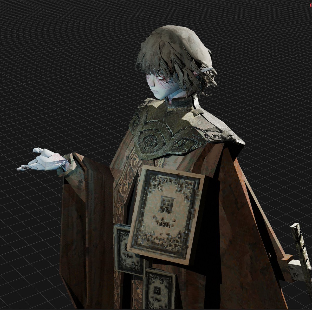 eCherryArt's tweet image. finally finished my first 3d character