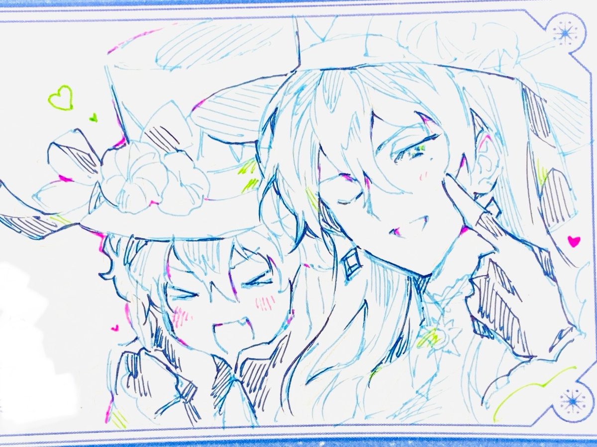 写真の色飛んでるけど実物結構カラフル　アナログ楽しい