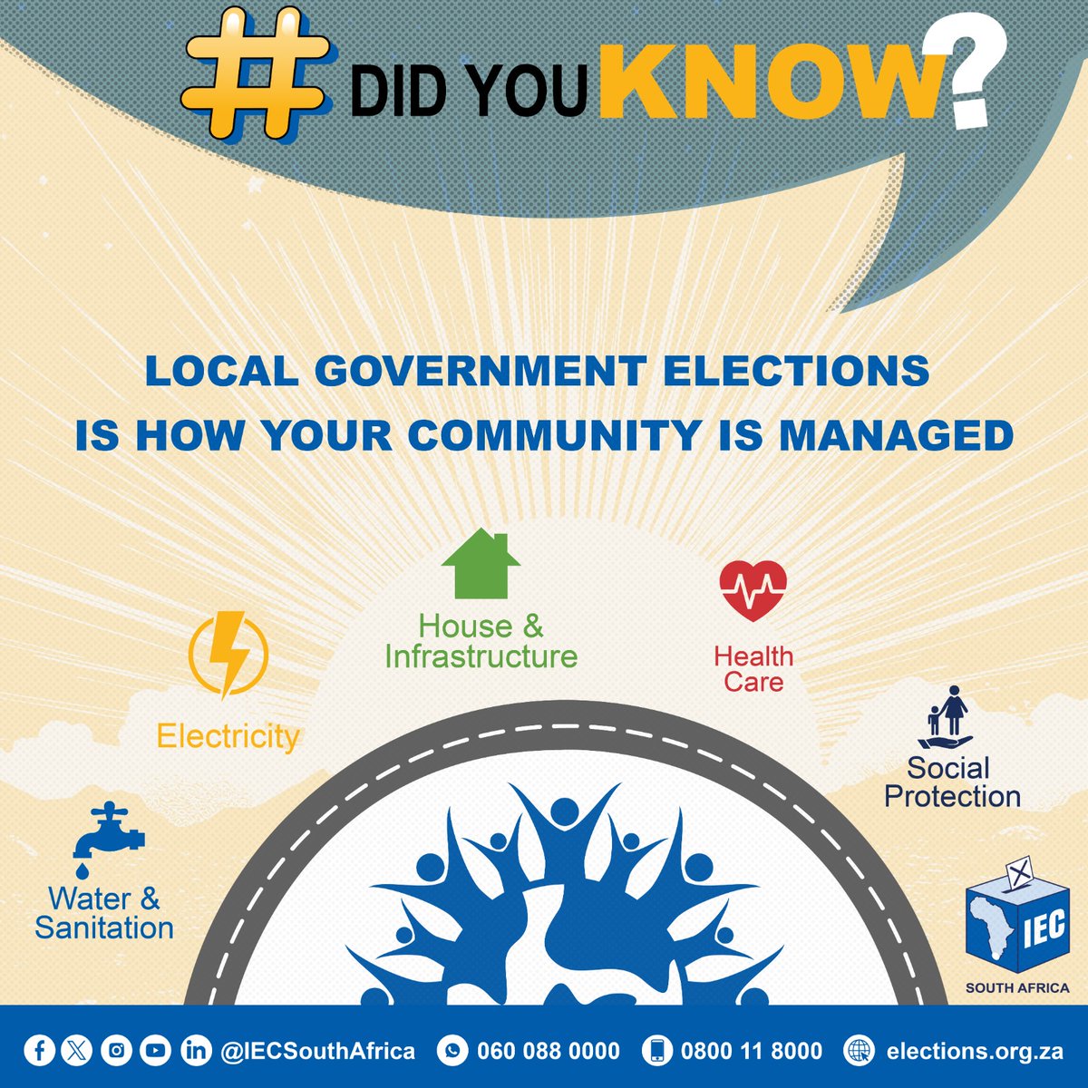🗳️Local Government Elections play a direct role in shaping your everyday life.

They determine who leads your municipality, how budgets are allocated, and how essential services are delivered in your community.

Decisions made at the local level affect your quality of life every