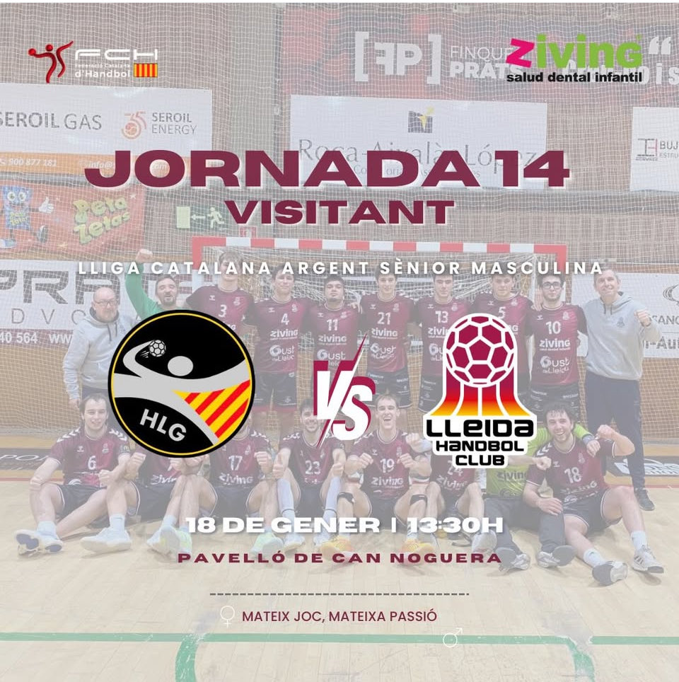 SÈNIOR MASCULÍ - LLIGA CATALANA ARGENT

📊 JORNADA 14
🆚 <a href="/chlagarriga/">CH La Garriga</a> 
🗓️ 18 DE GENER
⌚ 13.30h
📍PAVELLÓ DE CAN NOGUERA