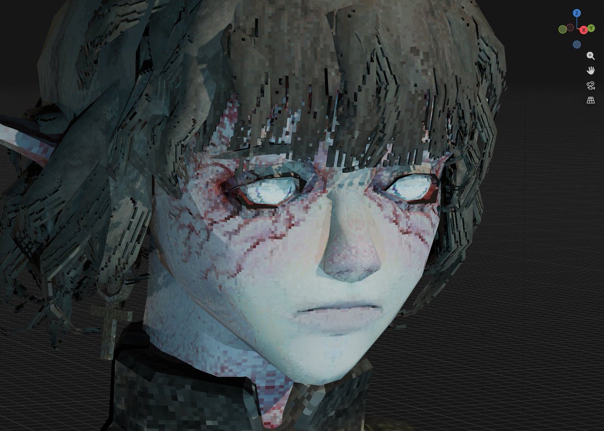 eCherryArt's tweet image. finally finished my first 3d character