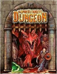 WeirdHobbies's tweet photo. Has anyone tried running The World's Largest Dungeon in 1st/2nd Edition AD&amp;D?  If so, how did it turn out?  #TTRPG #RPG #DnD #DungeonsandDragons https://t.co/OovQDJ8QgS