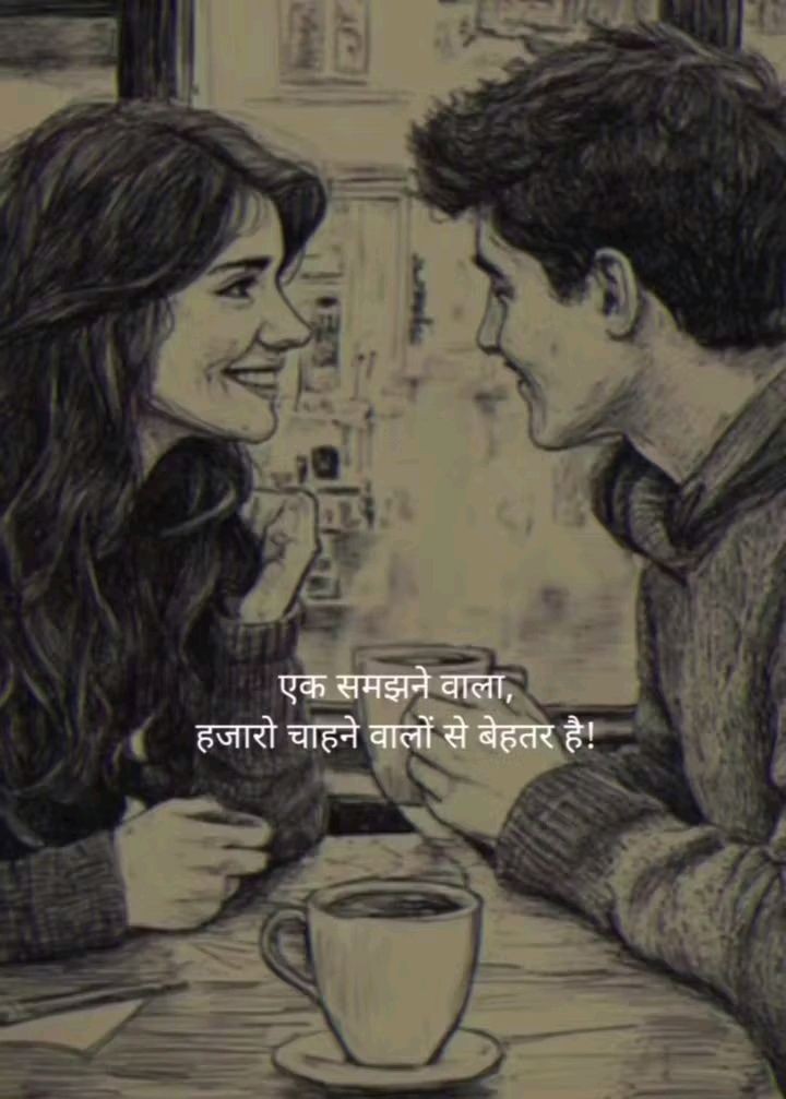 एक समझने वाला,
हज़ारों चाहने वालों से बेहतर है..