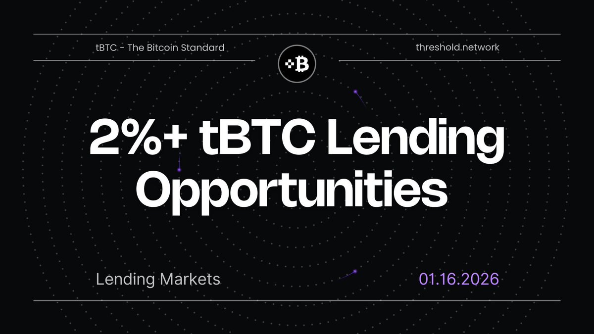 Threshold Network ✜ (@TheTNetwork) / Posts / X