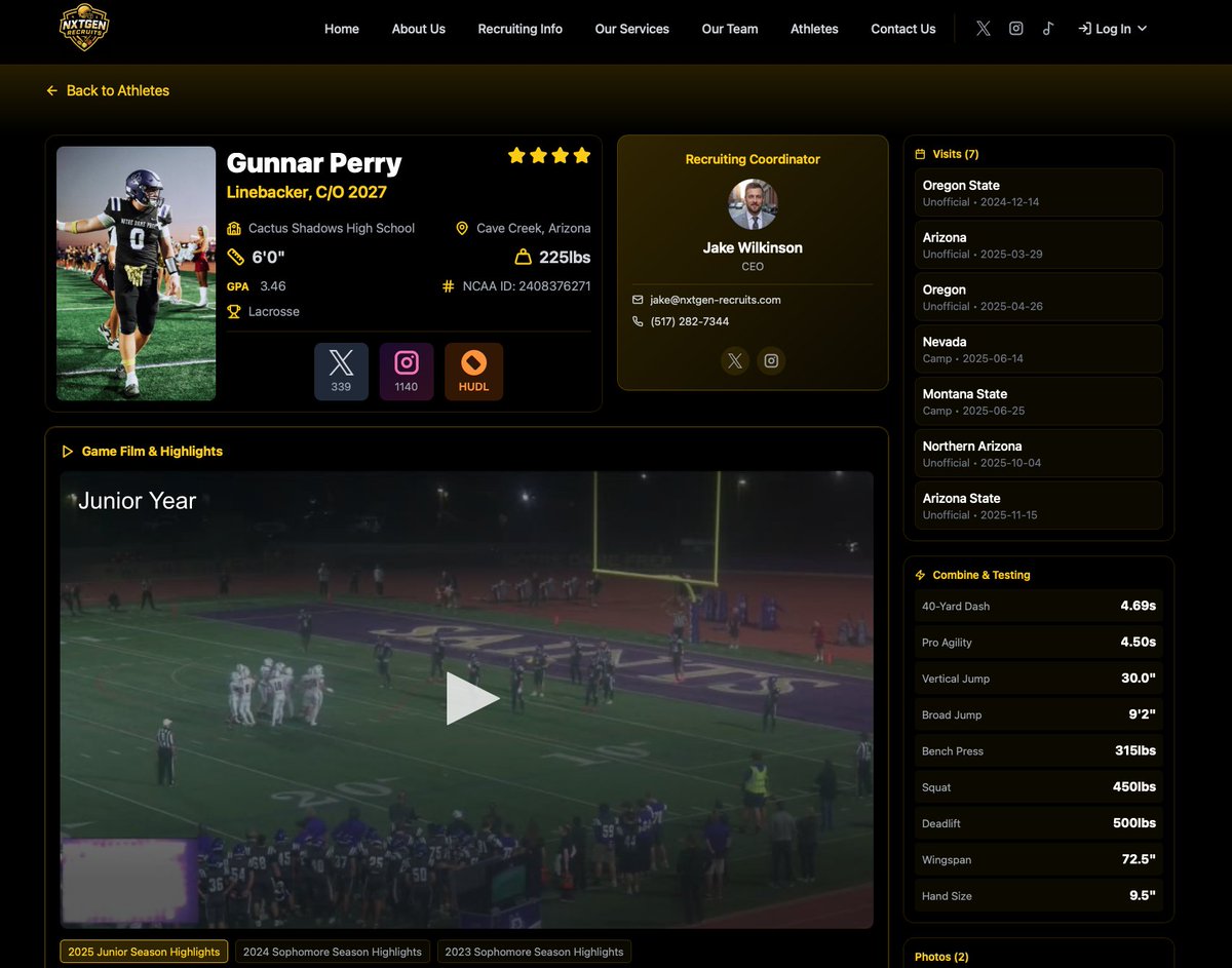 Coach Jake Wilkinson tweet media