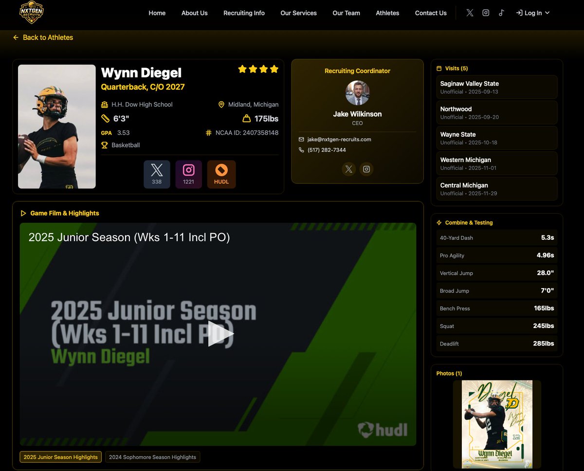 Coach Jake Wilkinson tweet media