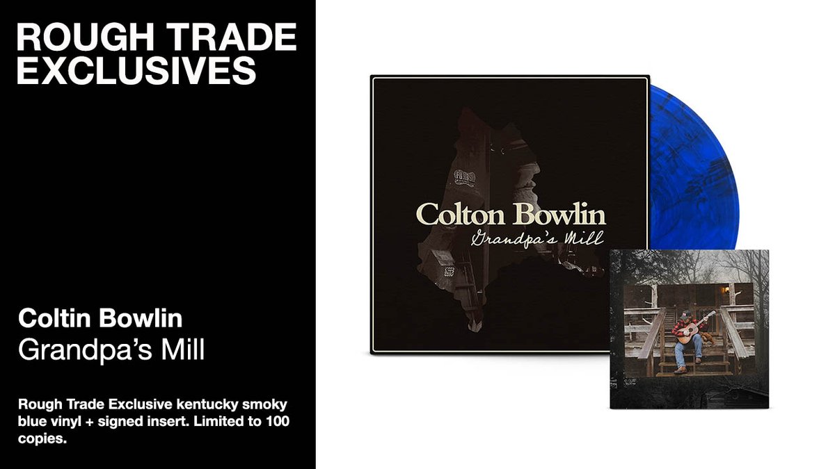 EXCLUSIVE

On his new album 'Grandpa’s Mill', <a href="/colton_bowlin/">coltonbowlin</a> traces memory, legacy, tales of rural life in Appalachia and the passing of time with the same quiet honesty that’s always been at the heart of his work.

Pre-ordering at Rough Trade.

roughtrade.com/products/grand…