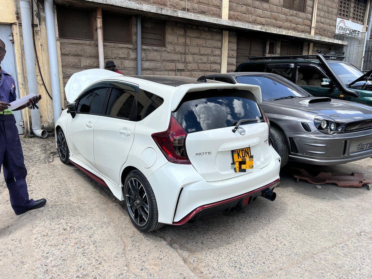 As promised
2016 note nismo S 
Asking 1.3m neg
0701888990

1600cc 5MT 
New tires 
Recently serviced 
Llumar tint 
Pioneer z5350bt head unit 
Mileage 160k kms genuine 
Hks backbox with exhaust valves( to make it quiet or loud) 
100w LED full beam yellow gold 
Carbon roof wrap...