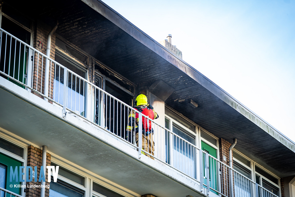Uitslaande brand in flat in Capelle aan den IJssel