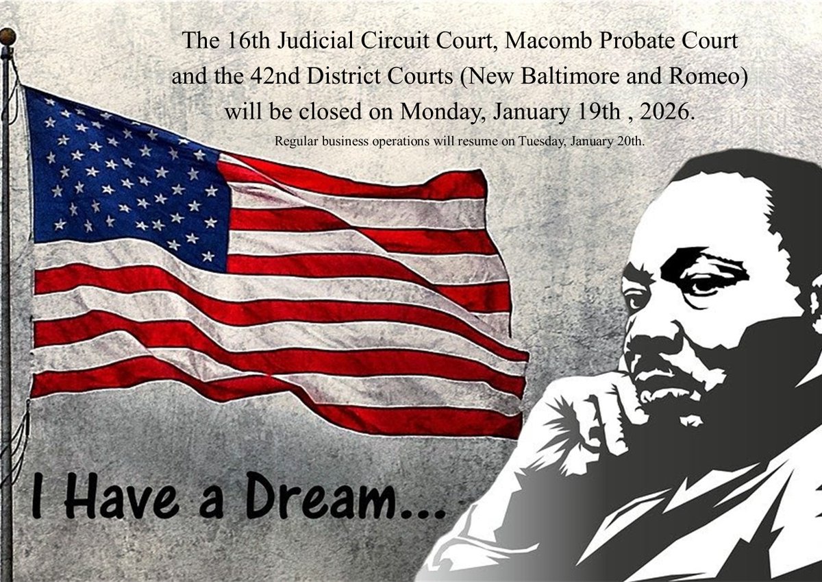 Macomb County Courts tweet media