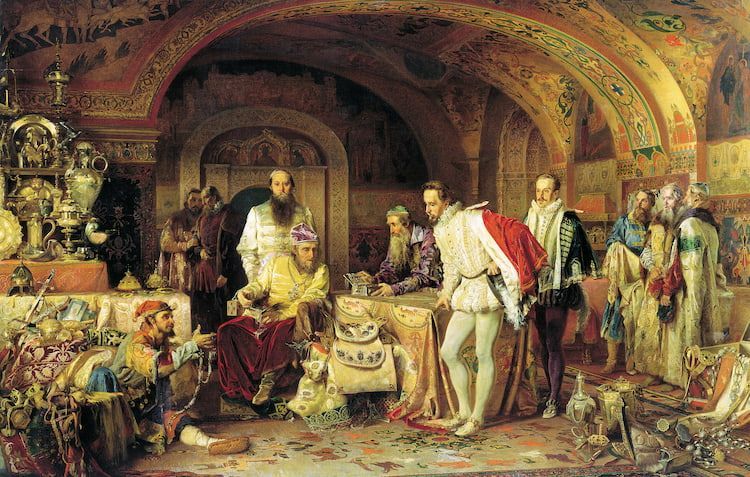 #OTD in 1547, Ivan the Terrible, is crowned tsar of Russia, becoming ...