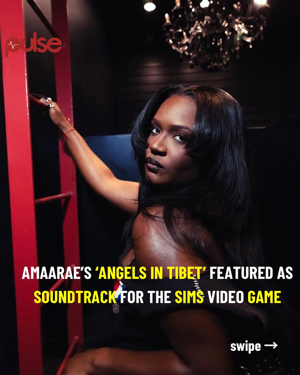PulseGhana's tweet image. Amaarae’s ‘Angels in Tibet’ featured as soundtrack for The Sims video game.

#PulseEntertainment