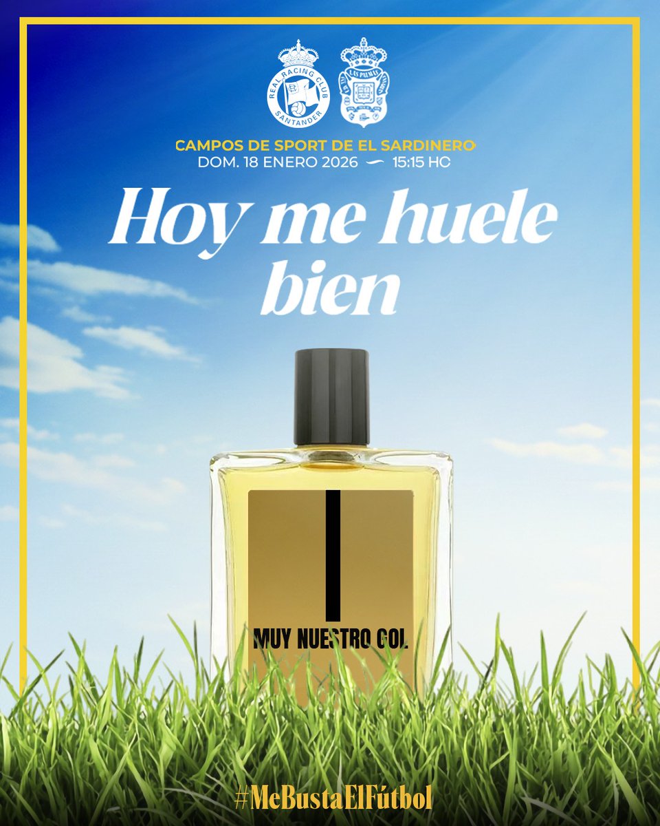 UDLP_Oficial's tweet image. 👋🏽 ¡Buenos días, afición! 

😜 Aroma a partidazo en Santander. ¡A por la victoria, #VamosUD! 💛💙 

#RacingLasPalmas #MeBustaElFútbol 
#LaUniónHaceLasPalmas #SeremosMásUnión