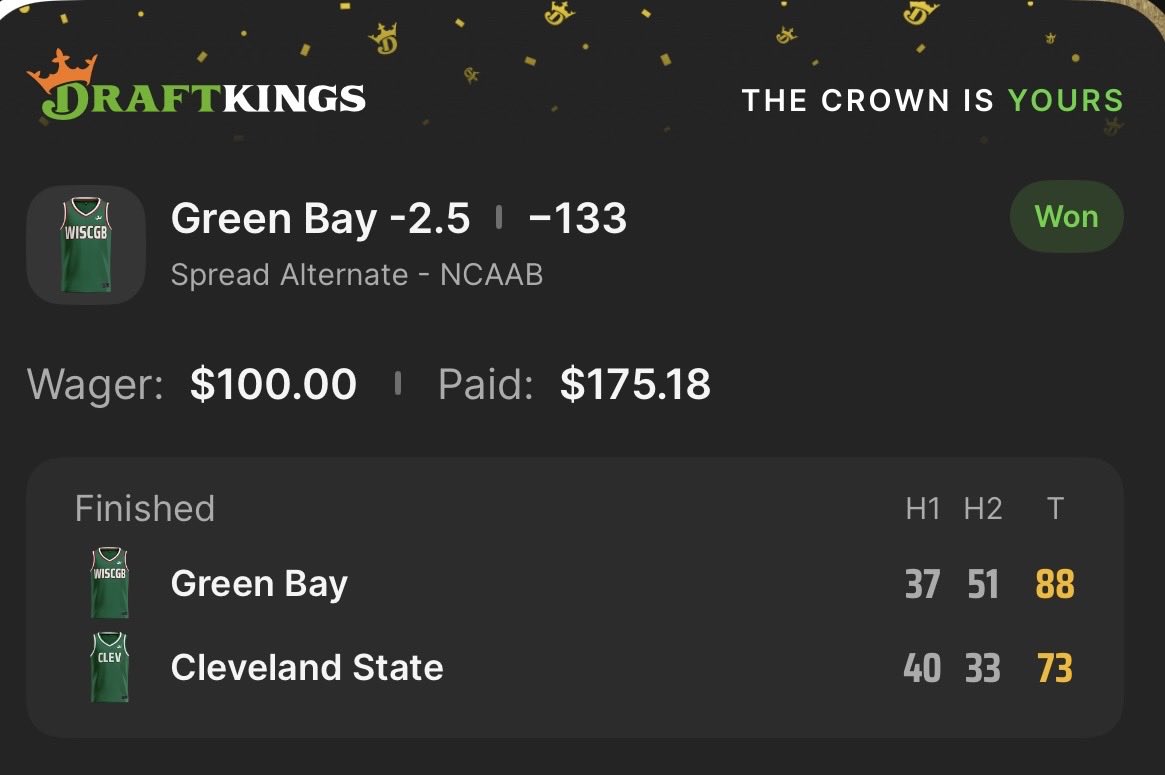 CalmDevPicks's tweet image. Another day another W