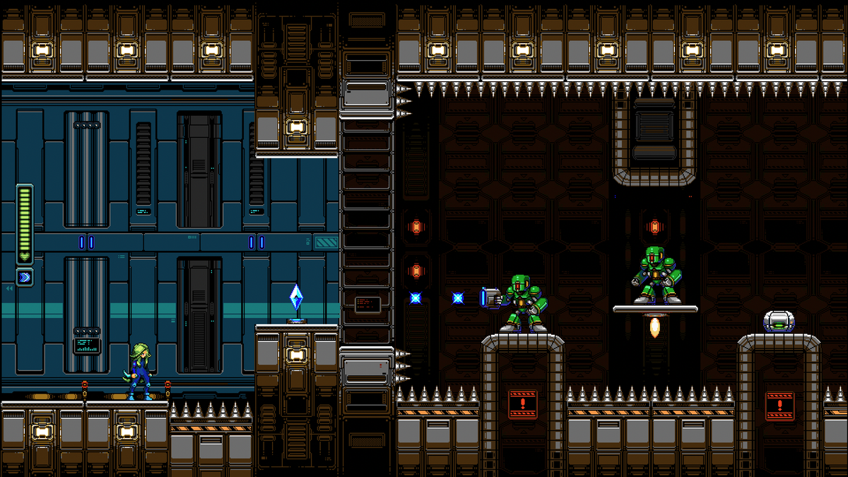 akihoneko's tweet photo. When I was a child, I really loved the Mega Man X series of games. I made a few fake screenshots from a game that doesn't exist. 

#pixelart #ドットの日 #indiegamedev #indiedeveloper https://t.co/2UE79u8s7f