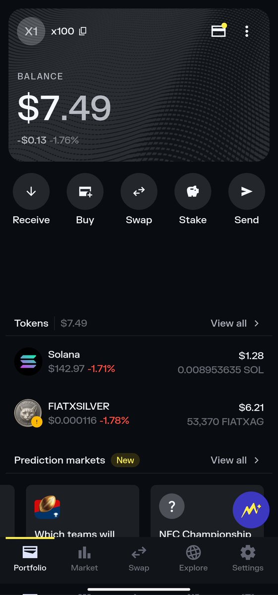 alexcandro434's tweet photo. The next X100
Hold hold hold to the moon 🚀 

buy and double rewards

CA $FiatxAG : FJiSW3sjNt78CaxVZfUuYntX88DaqNKz2C7sHPPxjupx
X : @fiatxsilver 

My wallet: 7QzGmUbuR1w3kUYvw3fKTUowQRT5ZYGYNb1uouwCJYTi

Tx: https://t.co/Ht2PJDJc8U https://t.co/pkCwmihCj4