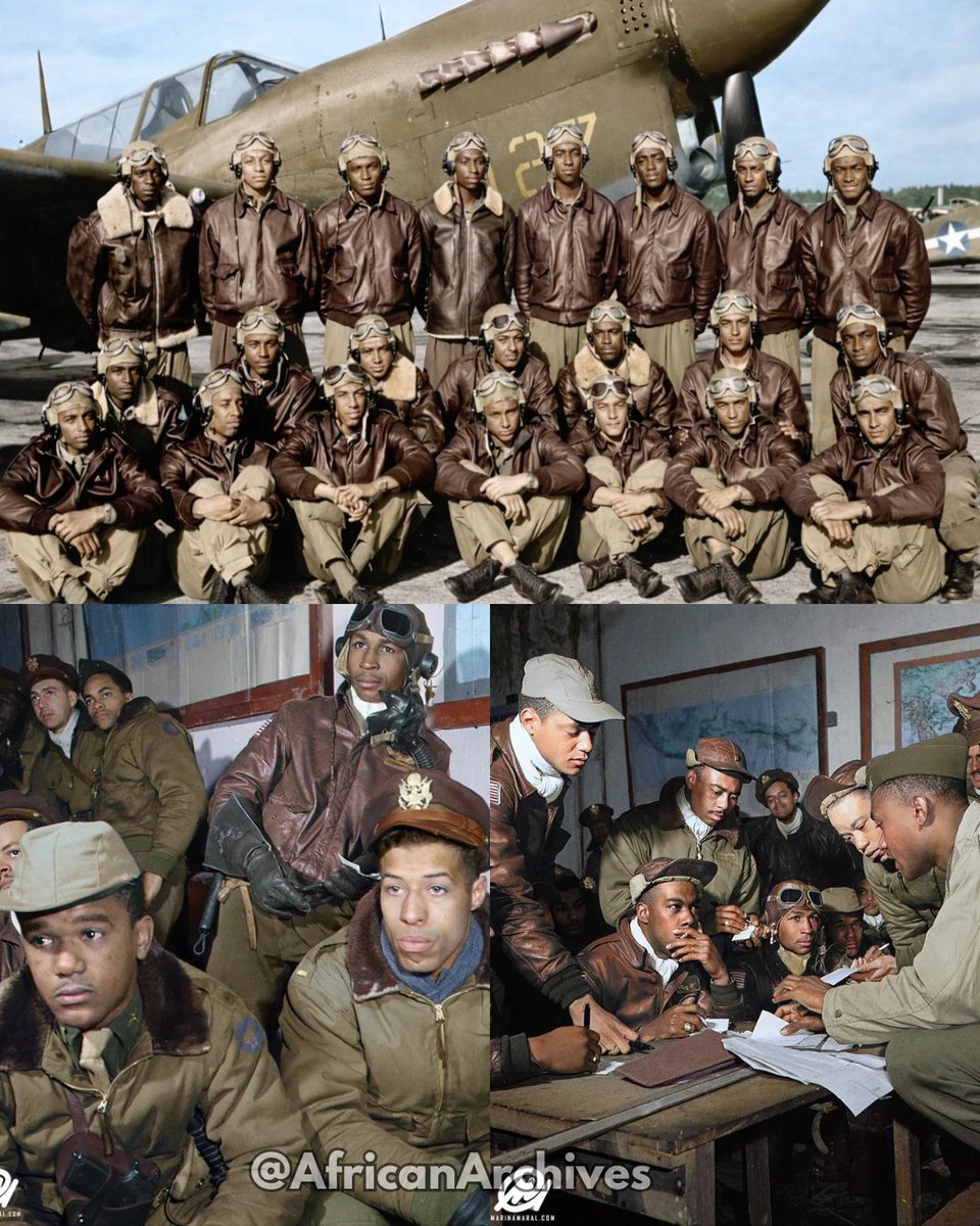 AfricanArchives's tweet image. On this day in 1941, the 99th Flying Pursuit Squadron, an all-Black American unit known as the Tuskegee Airmen, was formed.