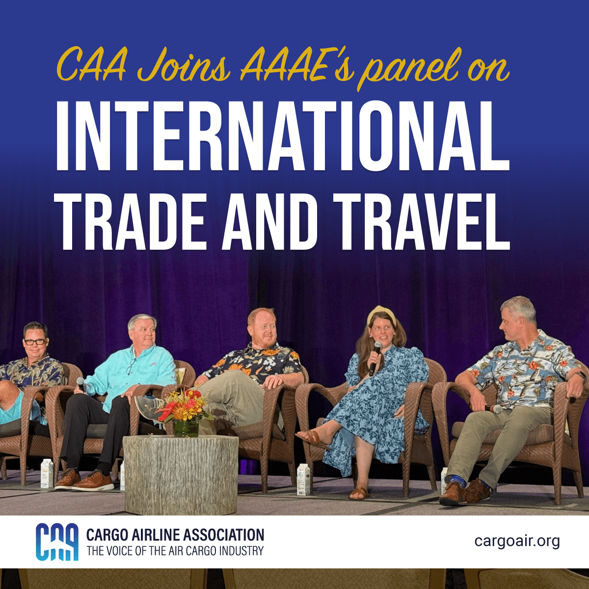 CAA’s Brianna Manzelli joined an <a href="/AAAEDelivers/">AAAE</a> panel w/ CAA members <a href="/FedEx/">FedEx</a> &amp; <a href="/UPS/">UPS</a> to discuss cargo and international trade in 2025, and the outlook for 2026. The panel highlighted <a href="/USDOT/">U.S. Department of Transportation</a>’s work to ensure fair Open Skies Agreements (OSAs) and the urgent need for ATC modernization.