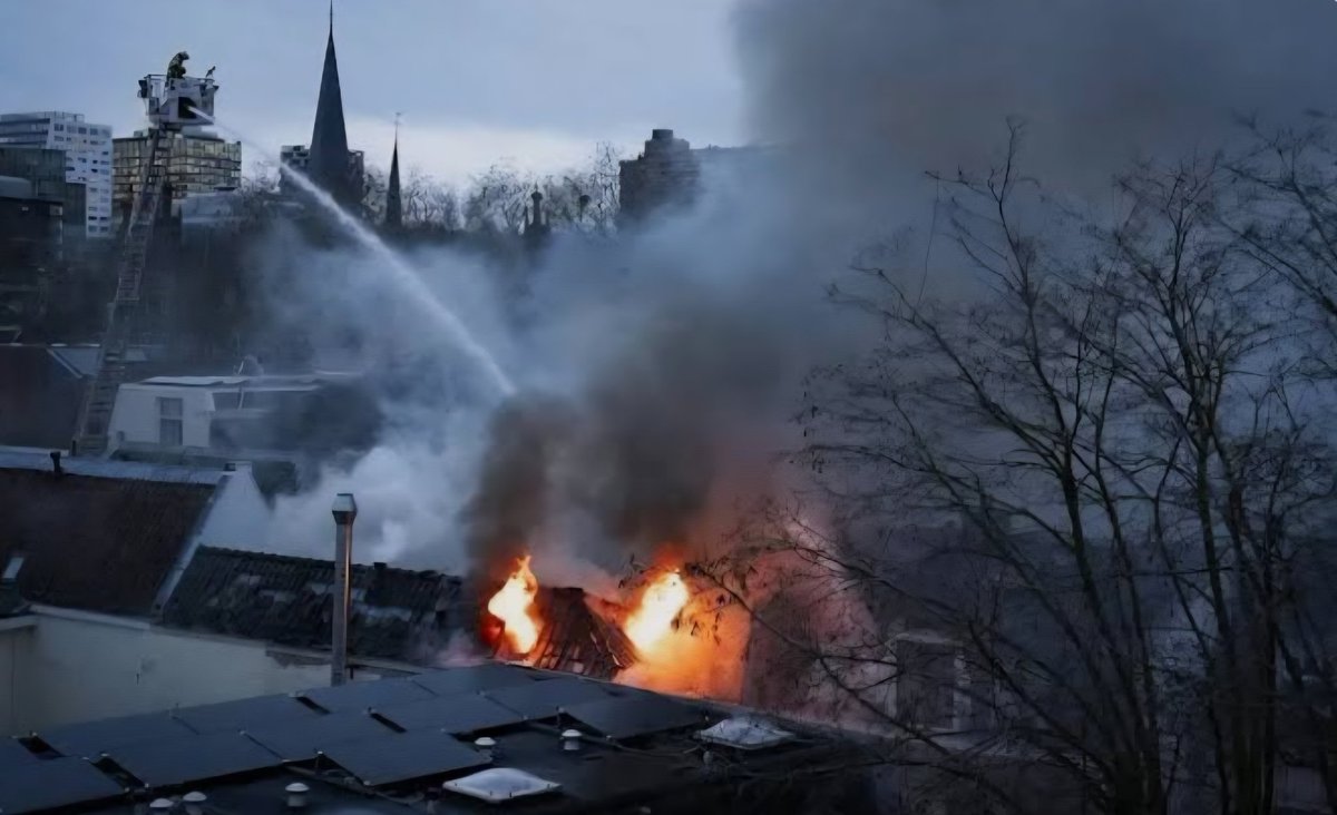 Utrecht toneel van grote boembrand