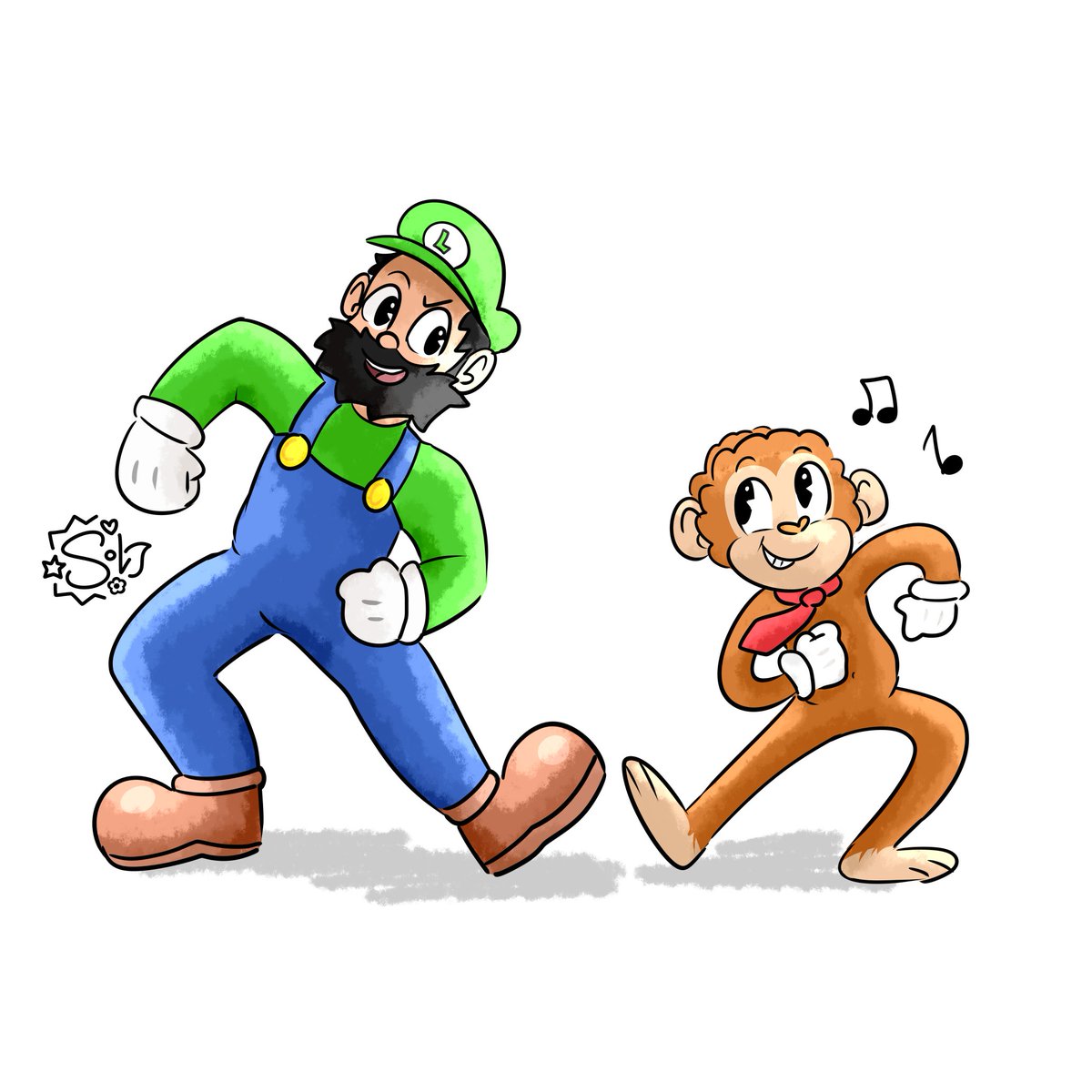 Tremendísimo dibujo de Davidkai8 y Monito por <a href="/solecito_artt/">🧡💛Solecito_art (3/3 slots)🌻🐝</a> ❤️
Pasaos por su cuenta que mola un montón lo que hace!! 🙉