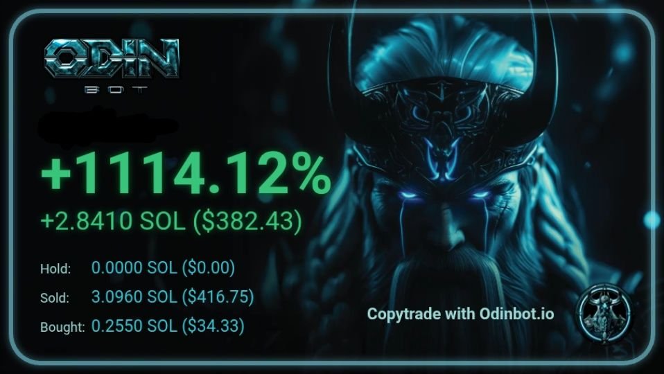 This one was clean <a href="/OdinBotio/">OdinBot.io - Fastest Solana Copy Trading Bot</a> 

app.odinbot.io/join?code=live…